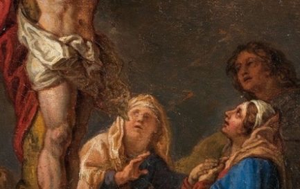 &quot;Les Saintes Femmes et Saint-Jean au pied de la Croix&quot;, tableau de Charles de la Fosse / CC-PD-Mark